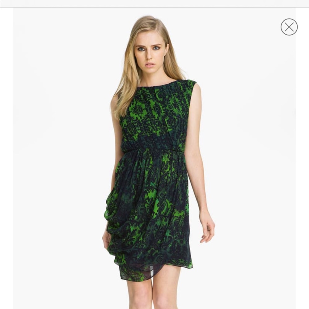 NWT Alice and Olivia Beckett Drape Dress